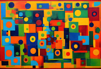 contemporary artwork, abstract modern painting. generative ai