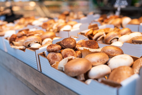 mushroom setas food market real fooding