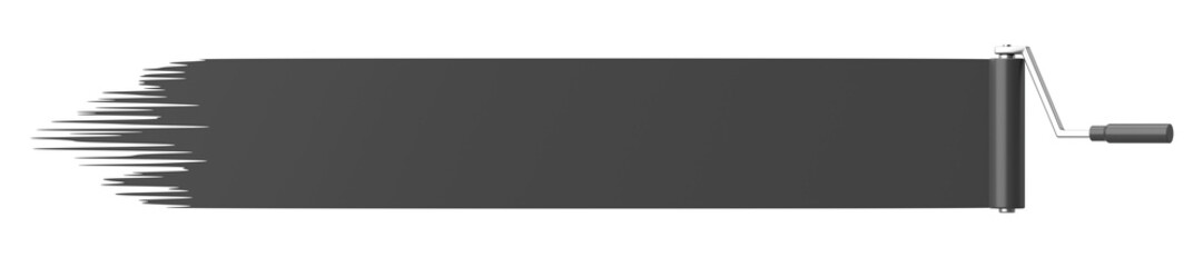 Title label. Header label. 3D illustration.