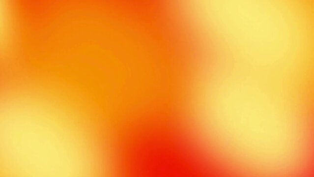 Abstract soft blurred orange style gradient background. Animated gradient colors with lights. slow motion background loop