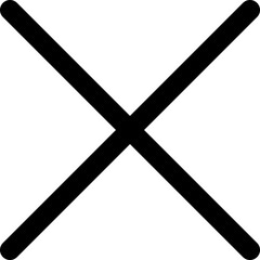 Obraz premium Cross icon