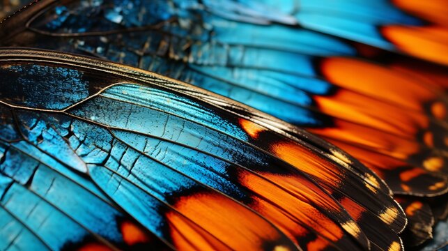 close up butterfly wings, 16:9