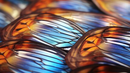 close up butterfly wings, 16:9 - obrazy, fototapety, plakaty