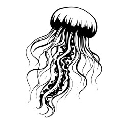 Ethereal Jellyfish Vector Illustration