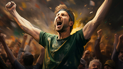 a gamer wins a tournament 