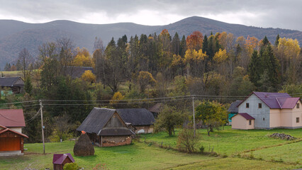 Village in the Carpathians