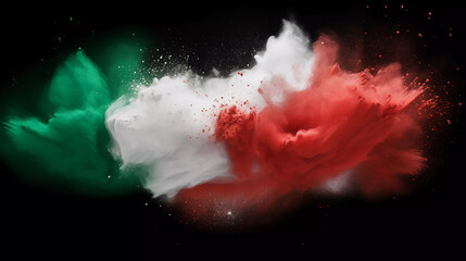 Flag of Italy - obrazy, fototapety, plakaty