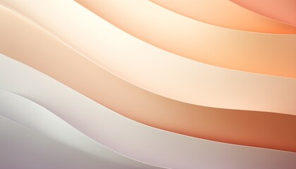 Abstract soft wavy orange gradient background.