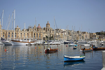 The inner Harbour Valletta Malta