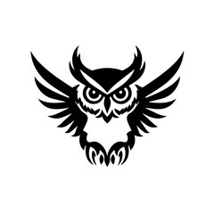 Elegant Owl Icon Vector Illustration