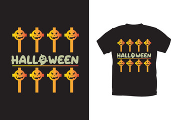 Fototapeta na wymiar Halloween T-shirt design