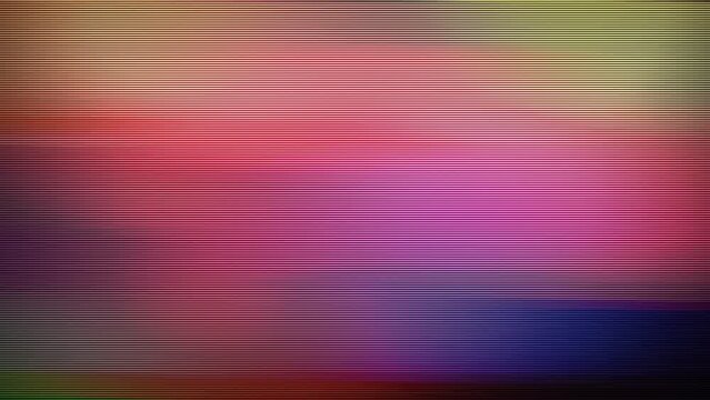 Old CRT monitor screen - Close up of colourful pixels 