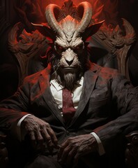 portrait of the devil