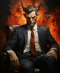 portrait of the devil