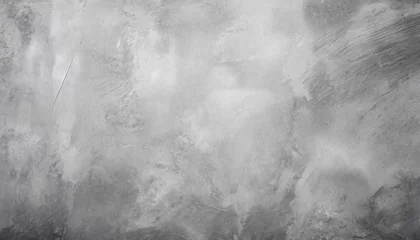 Fotobehang desaturated gray rough concrete wall texture background © Alexander