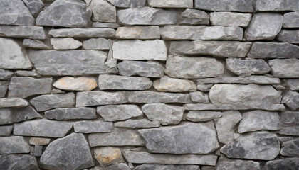 natural grey stones wall background texture