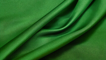 dark green fabric cloth texture for background and design art work beautiful crumpled pattern of silk or linen