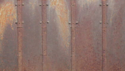 old rusty metal plate texture background