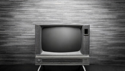 black and white background realistic flickering analog vintage tv signal with bad interference static noise background - obrazy, fototapety, plakaty