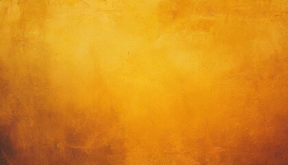 horizontal yellow and orange grunge texture cement or concrete wall banner blank background