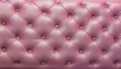 pink leather capitone background texture