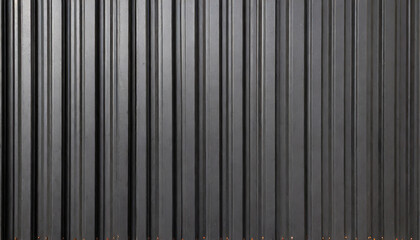 black corrugated metal texture surface or galvanize steel