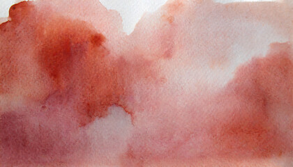 faded wet watercolor red tones background - Powered by Adobe