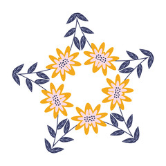 flower seamless decoration vintage pattern illustration