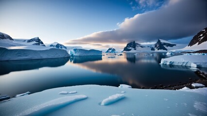 Fototapeta na wymiar Scenic view of Antarctica