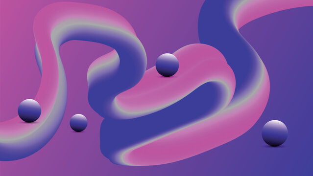 vector gradient fluid background,