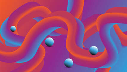 vector gradient fluid background,