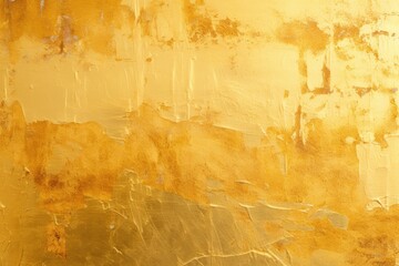 Golden Texture of Foil Leaf Surface. Metallic Gold Background Design
