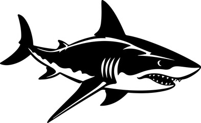 Fearsome Shark Vector Illustration