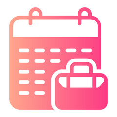 calendar gradient icon