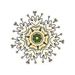 flower seamless decoration vintage pattern illustration