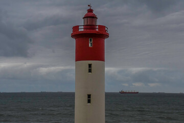 Umhlanga lighthouse seascape in Durban Kwazulu Natal