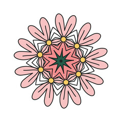 flower seamless decoration vintage pattern illustration
