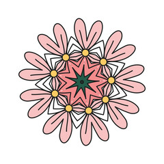 flower seamless decoration vintage pattern illustration