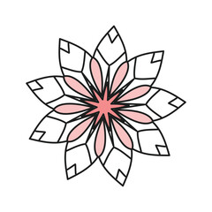 flower seamless decoration vintage pattern illustration