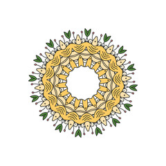 flower seamless decoration vintage pattern illustration