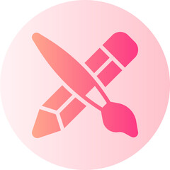 drawing tools gradient icon