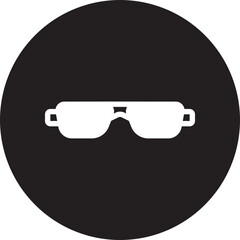 eyeglasses glyph icon