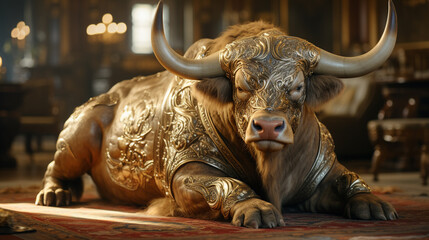 Golden bull.