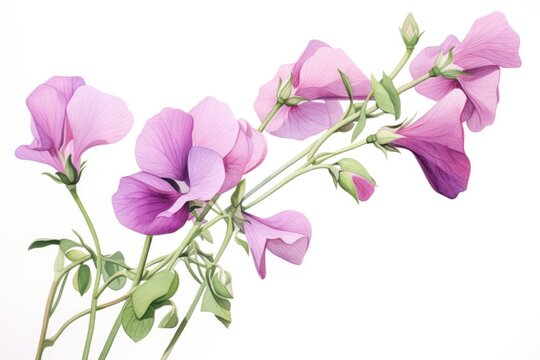  a close up of a bunch of flowers on a white background with a blurry image of the flowers in the background.