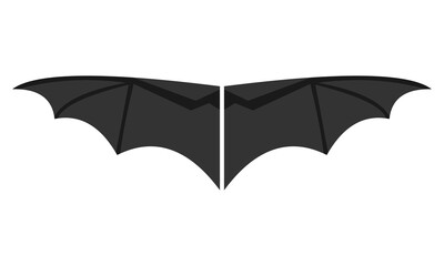 bat wings icon vector illustration logo