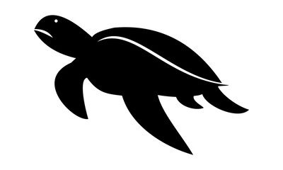 turtle icon silhouette logo template