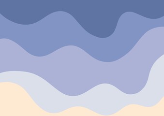abstract background with waves blue