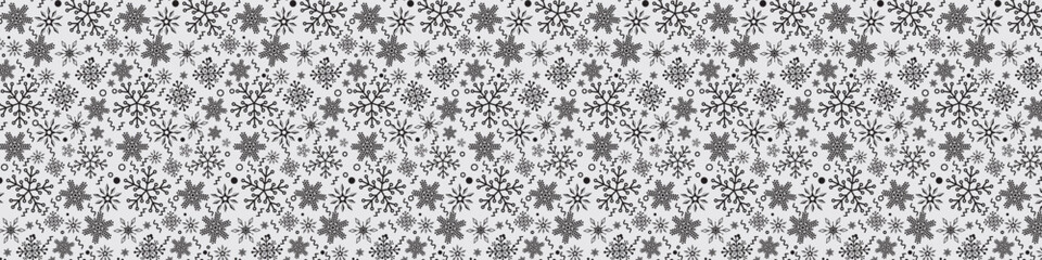 snowflakes  Seamless pattern  Flat line snowing icons, cute snow flakes repeat wallpaper.