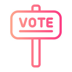 placard gradient icon