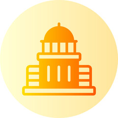government gradient icon